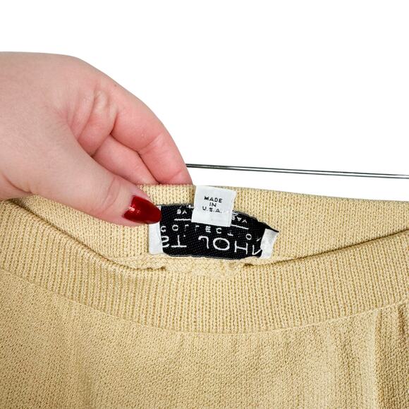 St. John Vintage Santana Knit Stretch Wool Blend Knee Length Pencil Skirt Sz 10 - Picture 6 of 9